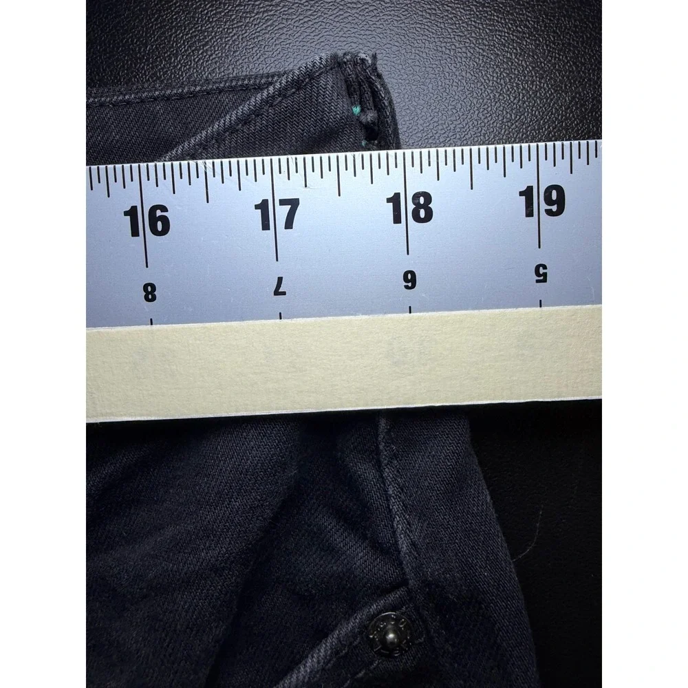 Levi 511 Slim Fit Jeans W38 L32 Black Denim Retro Grunge Streetwear